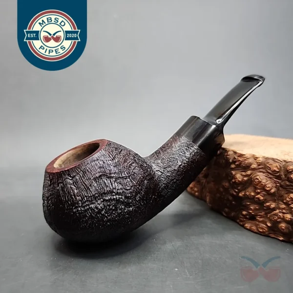 Jared Coles 2022 Sandblasted Squat Tomato Handmade Estate Briar Pipe [SOLD OUT]