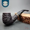 Peterson's Emerald XL90 Rusticated Bent Billiard Estate Briar Pipe [SOLD OUT]