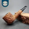 Castello Natural Vergin Rusticated Straight Pot Estate Briar Pipe [SOLD OUT]