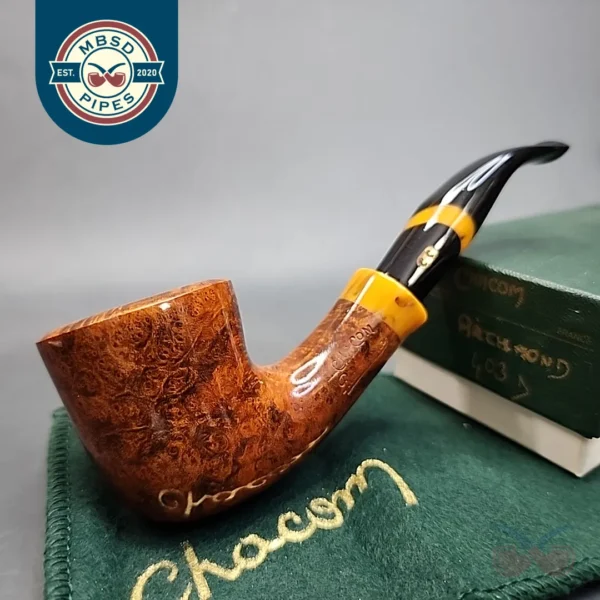 Chacom Richmond 403 Smooth Bent Dublin Estate Briar Pipe, Unsmoked [SOLD OUT]