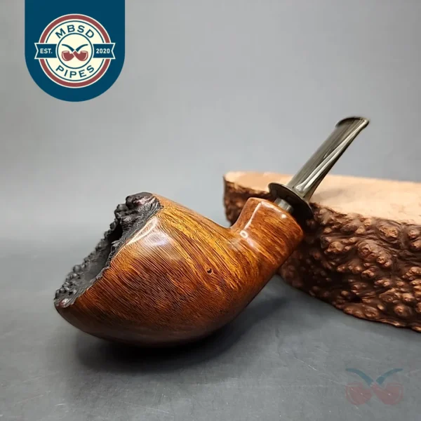 Bennie Joe Pipes Smooth Nosewarmer Handmade Briar Pipe, New