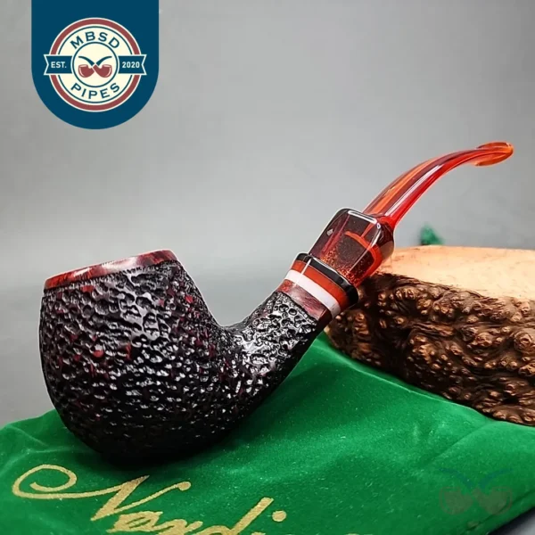 Nording 2006 Hunting Pipe Rusticated Bent Estate Briar Pipe, Unsmoked [SOLD OUT]