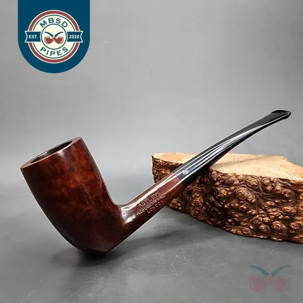 Astleys of London Smooth Stack Estate Briar Pipe