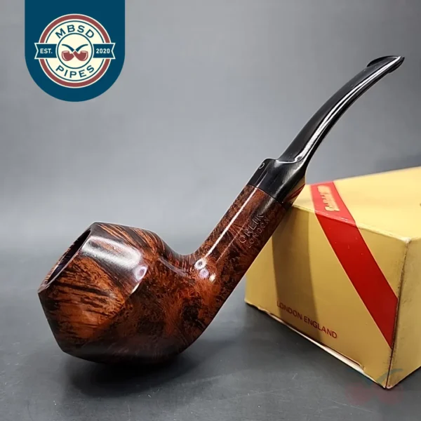 Orlik London Smooth Bent Rhodesian Estate Briar Pipe, Unsmoked [SOLD OUT]