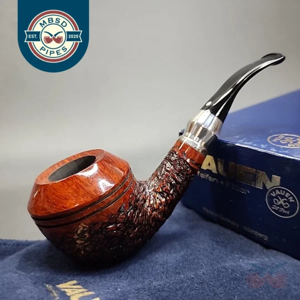 Vauen Select 302 Rusticated Bent Rhodesian Estate Briar Pipe, Unsmoked 9mm [SOLD OUT]