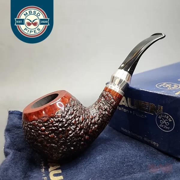 Vauen Select 342 Rusticated Bent Apple Estate Briar Pipe, Unsmoked, 9mm [SOLD OUT]