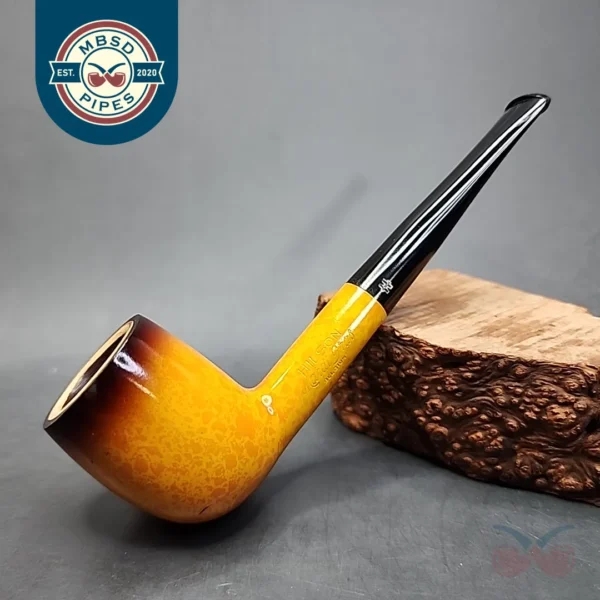 Hilson Mardi Gras Smooth Straight Meerschaum Lined Billiard Estate Pipe [SOLD OUT]