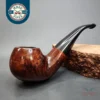 Roma Smooth Bent Estate Briar Pipe Unsmoked, 9mm, Adapter