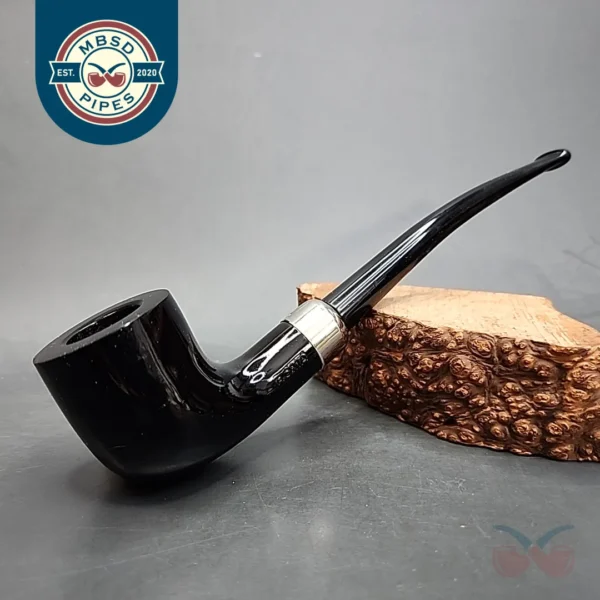 Roma Black Churchwarden Estate Briar Pipe, Unsmoked [SOLD OUT]