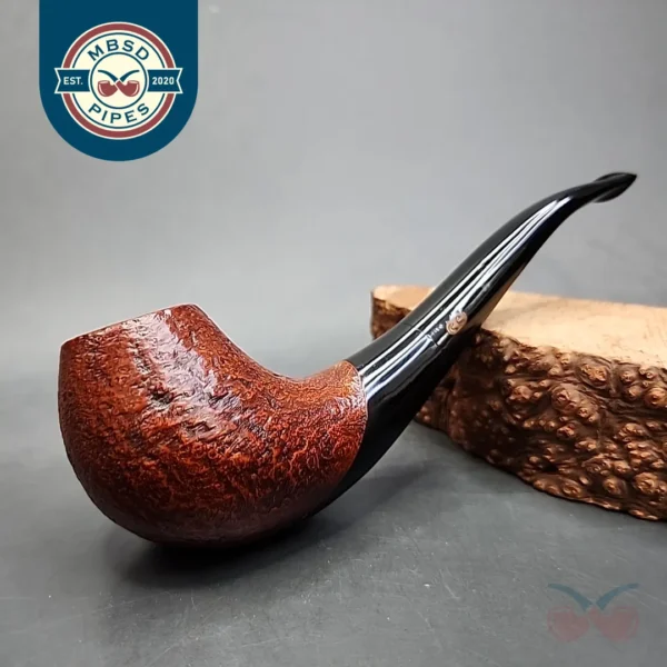 Chacom Volute Sandblasted Cobra Estate Briar Pipe, Unsmoked