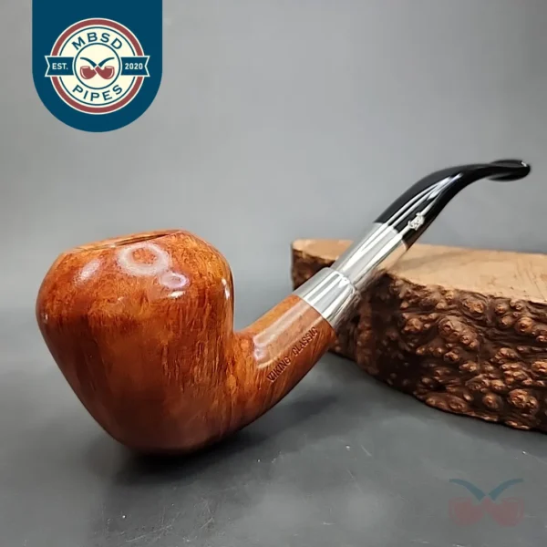Viking Classic Smooth Bent Rhodesian Estate Briar Pipe, Unsmoked [SOLD OUT]