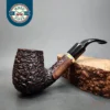 Gigi Giant Rusticated Bent Brandy Estate Briar Pipe, Unsmoked, 9mm [SOLD OUT]