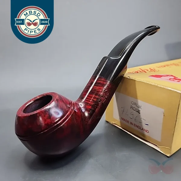 Orlik Rose 74965 Smooth Bent Rhodesian Estate Briar Pipe, Unsmoked [SOLD OUT]