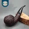 Ryan Alden Ace Sandblasted Bent Author Estate Briar Pipe [SOLD OUT]