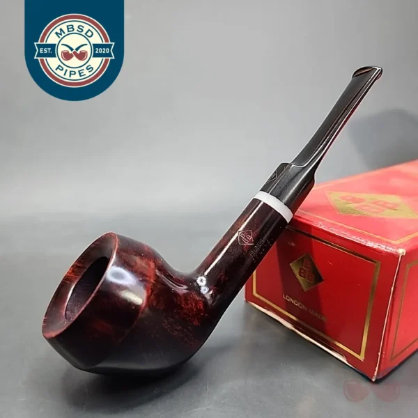 BBB Filter Deluxe 7263 Smooth Straight Rhodesian Estate Briar Pipe, Unsmoked [SOLD OUT]