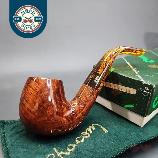 Chacom Baltik 214, Smooth Bent Estate Briar Pipe, Unsmoked [SOLD OUT]