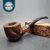 Custombilt Lookalike Rusticated Bent Pot Estate Briar Pipe