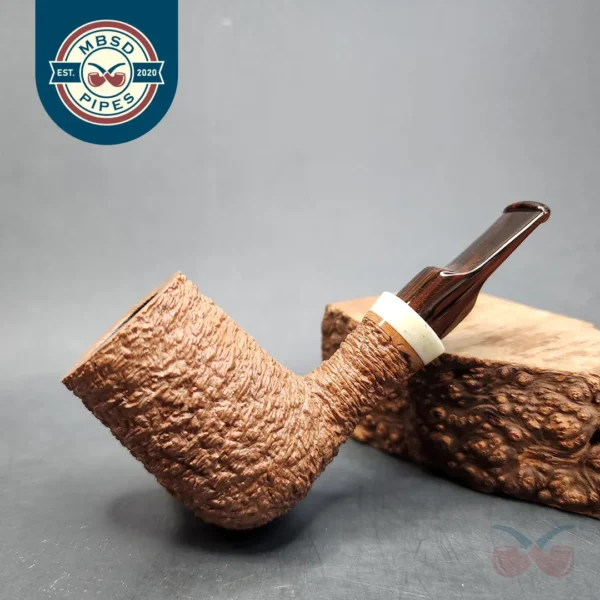 La Biota Rusticated Stack Nosewarmer Handmade Briar Pipe, New [SOLD OUT]