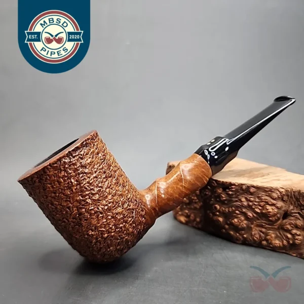 Radice Rind GO Spiral Shank Billiard Estate Briar Pipe, Italian Estates [SOLD OUT]