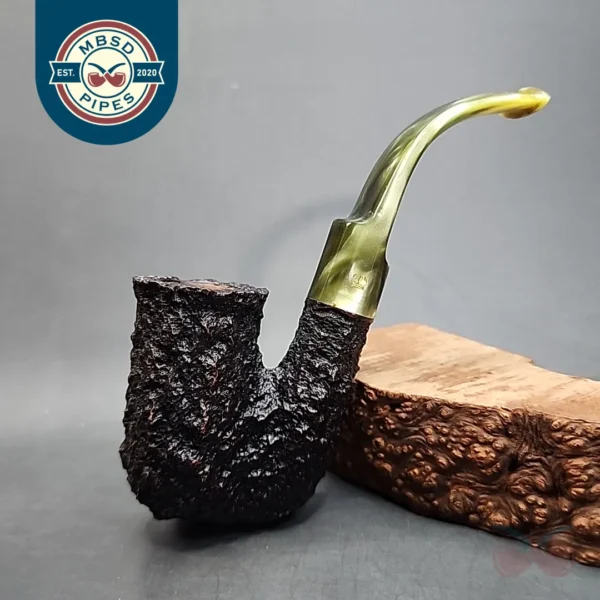 Savinelli Estella 604 EX, Rusticated Oom Paul Estate Briar Pipe [SOLD OUT]