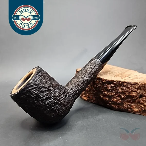 Kiko 86F Rusticated Meerschaum Lined Estate Briar Pipe [SOLD OUT]