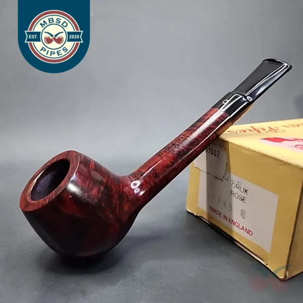Orlik 7145 Smooth Straight Brandy Estate Briar Pipe, Unsmoked