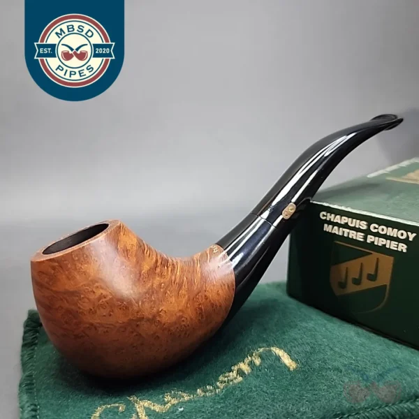 Chacom Volute Smooth Cobra Estate Briar Pipe, Unsmoked