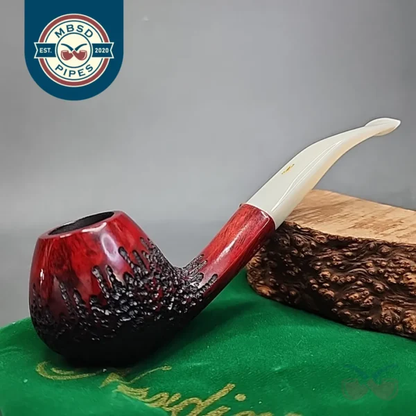 Nording 2000 Hunter Wild Boar Pipe Bent Brandy Estate Briar Pipe, Unsmoked [SOLD OUT]