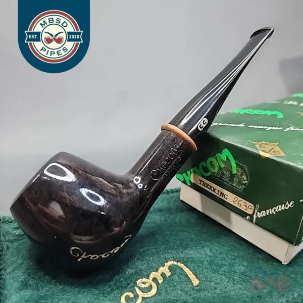 Chacom Trekking 263 Smooth Brandy Estate Briar Pipe, Unsmoked 3 & 9mm [SOLD OUT]