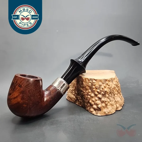 WDC Jumbo Wellington Bent Estate Briar Pipe
