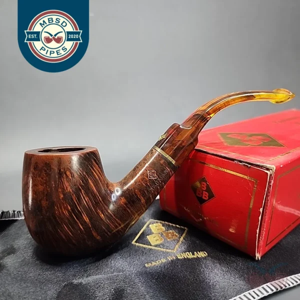 BBB Tasman 4278 Smooth Bent Billiard Estate Briar Pipe, Unsmoked [SOLD OUT]