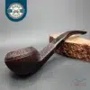 Sasieni Patent King Size Four Dot Rustic Bent Bulldog Estate Briar Pipe, English Estates