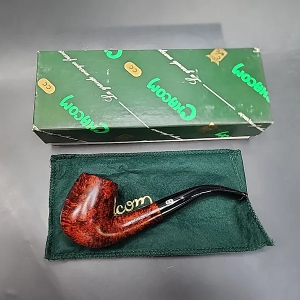 Chacom Centenaire Smooth Bent Billiard Estate Briar Pipe, Unsmoked - Image 3