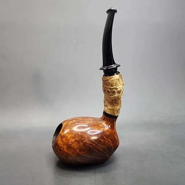 Bennie Joe Pipes Smooth Ballerina Handmade Briar Pipe, New [SOLD OUT] - Image 3