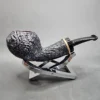 Nathan Armentrout Asteroid Bent Apple Handmade Briar Pipe, New [SOLD OUT] - Image 3