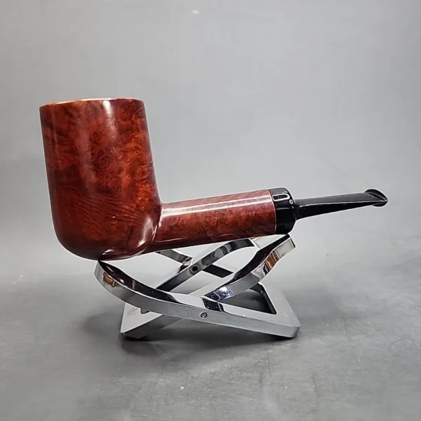 Bennie Joe Pipes Smooth Stacked Lovat Handmade Briar Pipe, New - Image 3