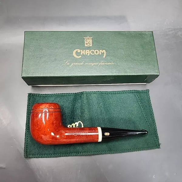 Chacom Artisan 409 Smooth Rhodesian Liverpool Estate Briar Pipe, Unsmoked - Image 3