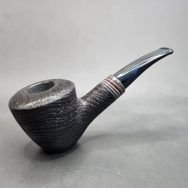 La Biota Morta Bent Dublin Handmade Pipe, New - Image 3