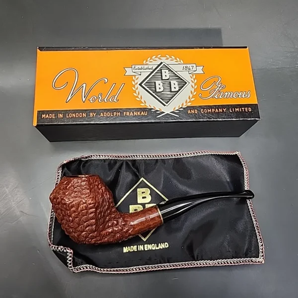 BBB Bolder Grain 10 Rusticated Estate Briar Pipe, Unsmoked [SOLD OUT] - Image 3