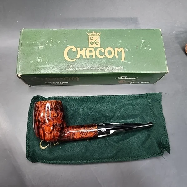 Chacom Baccara Smooth Straight Billiard Estate Briar Pipe, Unsmoked [SOLD OUT] - Image 3