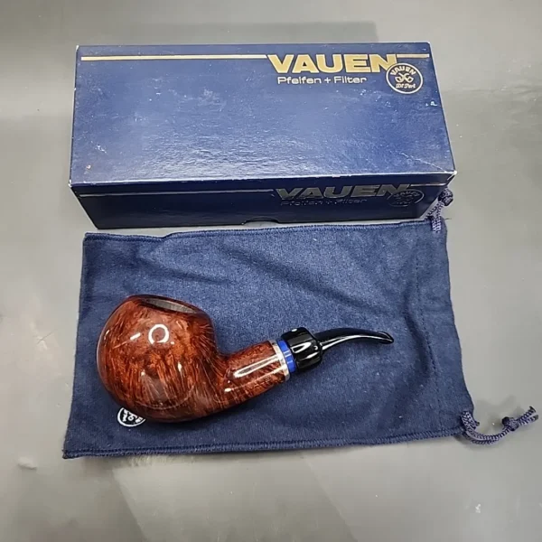 Vauen McRooty 10 Smooth Bent Apple Estate Briar Pipe, Unsmoked, 9mm [SOLD OUT] - Image 3