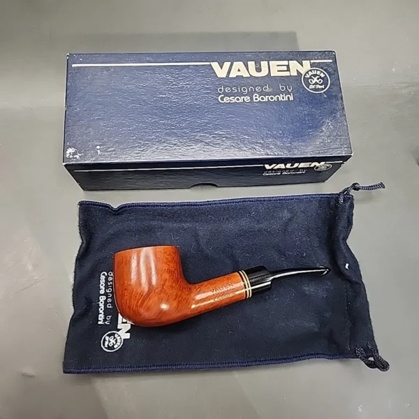 Vauen by Barontini 160 Smooth Bent Pot Estate Briar Pipe, Unsmoked, 9mm [SOLD OUT] - Image 3