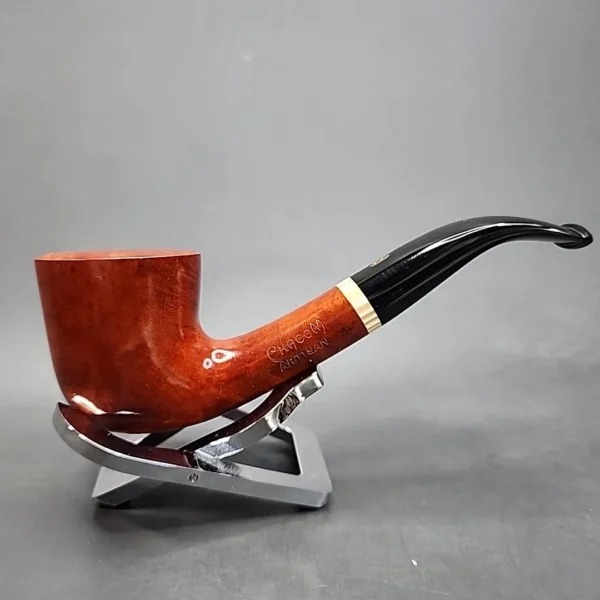 Chacom Artisan 413 Smooth Bent Dublin Estate Briar Pipe, Unsmoked - Image 3