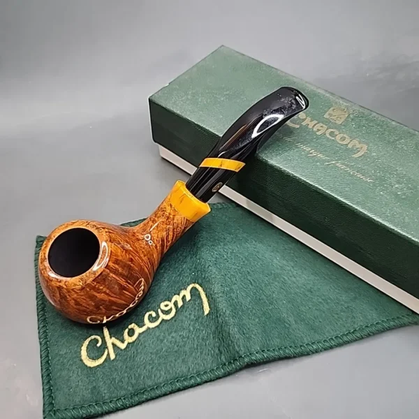 Chacom Richmond 410 Smooth Bent Apple Estate Briar Pipe, Unsmoked [SOLD OUT] - Image 3