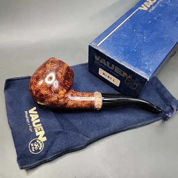 Vauen Kingwood 61 Smooth Bent Estate Briar Pipe Unsmoked, 9mm [SOLD OUT] - Image 3