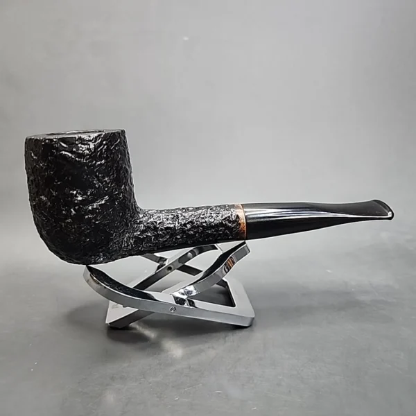 Charatans Make 4420 Sandblasted Straight Billiard Estate Briar Pipe - Image 3