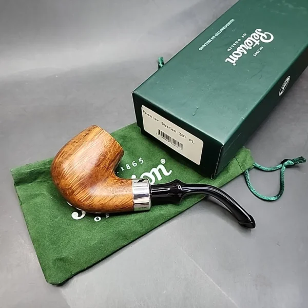 Peterson Premier 307 Smooth Bent Billiard Estate Briar Pipe, Unsmoked [SOLD OUT] - Image 3
