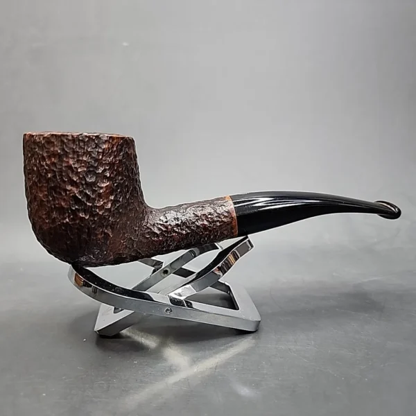 Savinelli Handmade Rusticated Bent Pot Estate Briar Pipe, 6mm [SOLD OUT] - Image 3