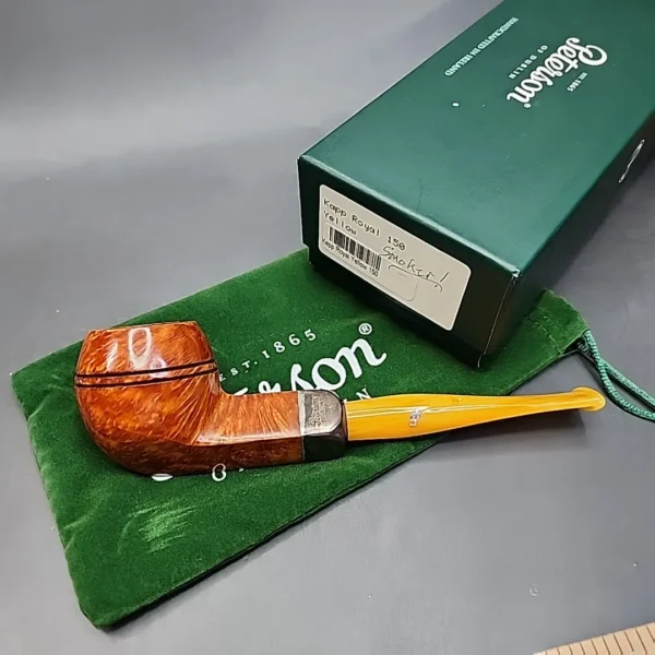 Peterson Kapp-Royal 150 Smooth Straight Bulldog Estate Briar Pipe, Unsmoked [SOLD OUT] - Image 3