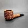 Castello Natural Vergin Rusticated Straight Pot Estate Briar Pipe [SOLD OUT] - Image 3